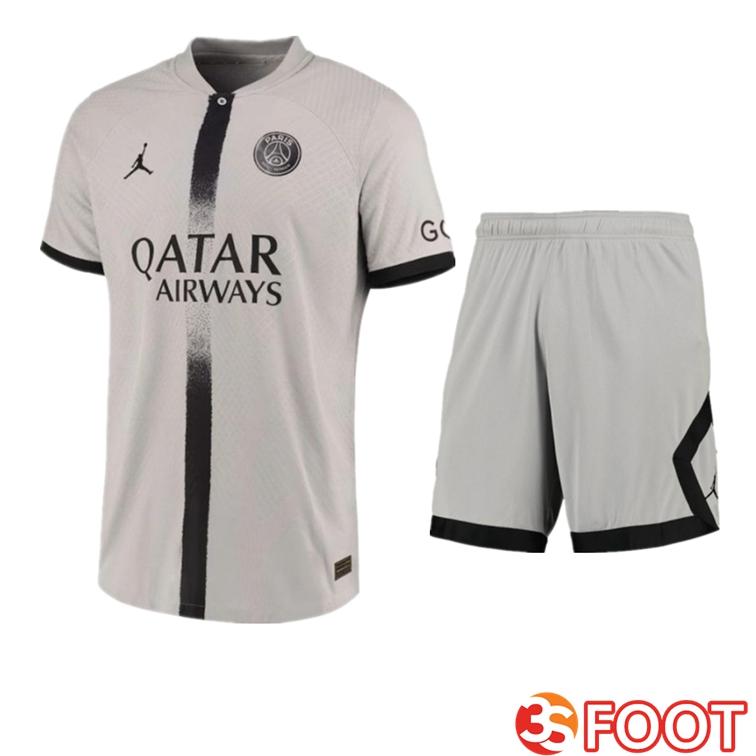 Jeu De Ensemble Maillot Foot Paris PSG Exterieur + Short 2022/2023 Pas Cher